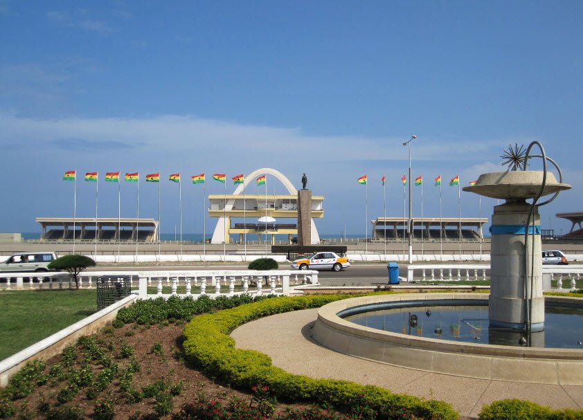Independence Arch &amp; Black Star Square, Accra, Greater Accra Region, Ghana